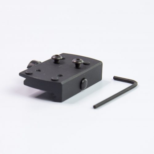 Picatinny/Weaver mount adapter with thumb nut [aluminium] for SMS/RMS