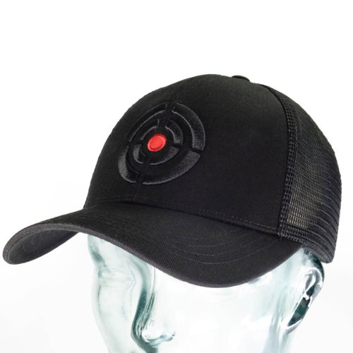 Black Hat with Black Center Logo